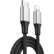 Кабель Baseus Rapid Series Type-C Cable 2A 1M Серебро/черный (CATSU-S1)