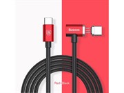 Кабель Baseus Magnet Type-C cable (Side insert) For Type-C 1.5M красный CATBL-91