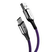 Кабель Baseus X-type Light For Type-c 2A 1M, Фиолетовый (CATXD-B05)