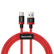 Кабель Baseus Purple Gold Red HW flash charge cable USB For Type-C 40W 1M (CATZH-A09)