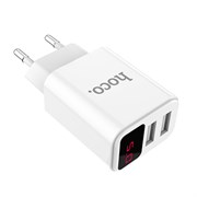 Сетевое зарядное устройство HOCO C63A Victoria 2хUSB LED 2.1A