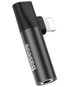 Переходник Baseus L43 Lightning (M) - Lightning (F) + jack 3.5mm (F) (CALL43-01)