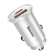 Автомобильное зарядное устройство Baseus Circular Plastic A+C 30W PPS Car Charger (CCALL-YS02)