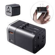 Сетевое зарядное устройство Baseus Removable 2 in 1PPS Q.C. 18W Type-C+USB (TZPPS-01)