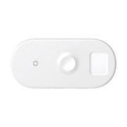Беспроводная зарядка Baseus Smart 3in1 Wireless для Phone+Watch+Pods (18W MAX) (WX3IN1-02)