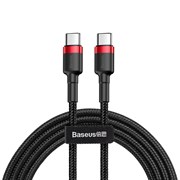 Кабель Baseus Cafule Series Type-C PD2.0 60W Flash charge Cable (20V 3A) 1M (CATKLF-G91)