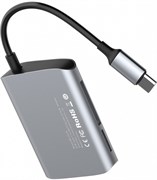 Хаб Baseus Enjoyment series Type-C to SD+TF Card+USB2.0 HUB (CATSX-C0G)