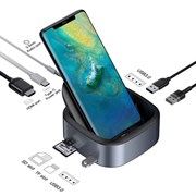 USB-концентратор Baseus Mate Docking Intelligent (CAHUB-S0G)