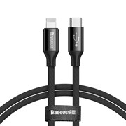Кабель Baseus Yiven Series Type-C to iP Cable 2A 1m (CATLYW-C01) Черный