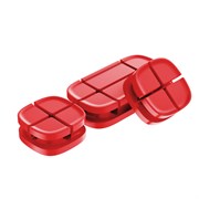 Держатель для проводов Baseus Cross Peas Cable Clip (ACTDJ-09)