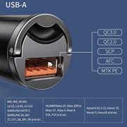 Автомобильное зарядное устройство Baseus Tiny Star Mini Quick Charge Car Charger USB 30W (VCHX-A03)
