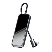Хаб Baseus Multi-functional Hub USB-C to 4xUSB 2.0/MicroUSB (CAHUB-JZ0G)