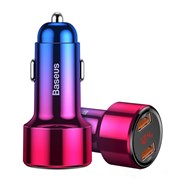 Автомобильное зарядное устройство Baseus Magic Series Dual USB QC (CCMLC20A-09) Red