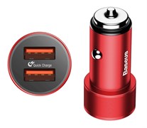 Автомобильное зарядное устройство Baseus Small Screw 3.4A Dual-USB Car Charger (CAXLD-C09)