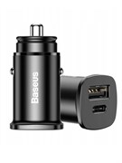 Автомобильное зарядное устройство Baseus Circular Plastic A+C 30W PPS Car Charger (CCALL-YS01)