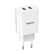 Сетевое зарядное устройство Baseus Wall Charger Adapter 2x USB 2.1A 10,5W (CCFS-R02)