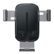 Автомобильный держатель с беспроводной зарядкой Baseus Explore Wireless Charger Gravity Car 15W transparent (WXYL-K01)