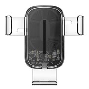 Автомобильный держатель с беспроводной зарядкой Baseus Explore Wireless Charger Gravity Car 15W transparent (WXYL-K02)