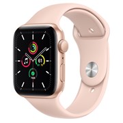 Часы Apple Watch SE (Корпус из алюминия золотого цвета - Спортивный ремешок)