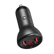 Автомобильное зарядное устройство Baseus Digital Display PPS Dual Quick Charger Car Charger 45W USB-A/Type-C (CCBX-C0G)