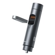 FM-трансмиттер Baseus Bluetooth 5.0 FM Transmiter car charger 2x USB 3A 18W (CCNLZ-C0G)