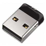 Флеш-накопитель USB  64GB  SanDisk  Cruzer Fit  чёрный