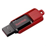 Флеш-накопитель USB  32GB  SanDisk  Cruzer Switch  чёрный/красный