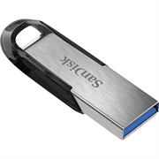 Флеш-накопитель USB 3.0  64GB  SanDisk  Ultra Flair  корпус металл/чёрный