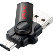 Флеш-накопитель USB  3.1  256GB  SanDisk  Dual Drive  (Type C + Type A)  OTG
