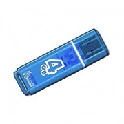 Флеш-накопитель USB  4GB  Smart Buy  Glossy  синий