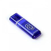 Флеш-накопитель USB  8GB  Smart Buy  Glossy  синий