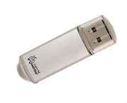 Флеш-накопитель USB  8GB  Smart Buy  V-Cut  серебро