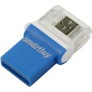Флеш-накопитель USB  64GB  Smart Buy  Poko  OTG  синий