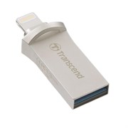 Флеш-накопитель USB  3.1  32GB  Transcend  JetDrive Go 300  (USB/lightning)  MFi  серебро