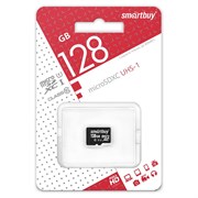 Карта памяти MicroSD  128GB  Smart Buy Class10 UHS-I без адаптера