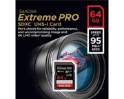 Карта памяти SDXC  64GB  SanDisk Class 10 Extreme Pro V30 UHS-I U3 (95 Mb/s)