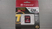 Карта памяти SDXC  128GB  Transcend Class 10