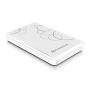 Внешний жесткий диск HDD  Transcend  1 TB  A3 Anti-Shock белый, 2.5", USB 3.0