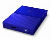 Внешний жесткий диск HDD  WD  1 TB  My Passport синий, 2.5", USB 3.0