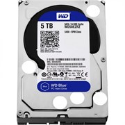 Внутренний жесткий диск HDD  WD  5TB, SATA-III, 5400 RPM, 64 Mb, 3.5'', PC, синий