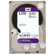 Внутренний жесткий диск HDD  WD  6TB  IntelliPower, SATA-III, 5400 RPM, 64 Mb, 3.5'', DV, пурпурный