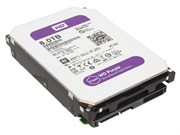 Внутренний жесткий диск HDD  WD  8TB  IntelliPower, SATA-III, 128 Mb, 3.5'', DV, пурпурный, для видеонаблюдения