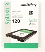 Твердотельный внутренний диск SSD  Smart Buy  120GB  Splash 3, SATA-III, R/W - 500/380 MB/s, 2.5", Marvell 88NV1120, TLC