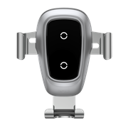 Автомобильный держатель с беспроводной зарядкой Baseus Metal Gravity Car Mount (Air Outlet Version) (WXYL-B0S)