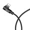 Кабель Baseus MVP Elbow Type Cable USB For IP 2A 1M (CALMVP-01) - фото 10457