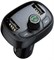 Автомобильное зарядное устройство с FM-тюнером, Baseus T typed Bluetooth MP3 charger with car holder (CCALL-TM01) Black