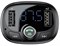 Автомобильное зарядное устройство с FM-тюнером, Baseus T typed Bluetooth MP3 charger with car holder (CCALL-TM01) Black