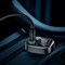 Автомобильное зарядное устройство с FM-тюнером, Baseus T typed Bluetooth MP3 charger with car holder (CCALL-TM0A) Tarnish