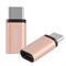 Переходник Baseus Sharp Micro To Type-C Adapter Rose gold (CATYPEC-DL0R) - фото 16697
