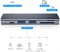 Хаб Baseus Harmonica 5-in-1 HUB Adapter (CAHUB-K0G) - фото 16714